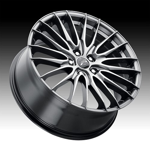 Platinum 465G Reprisal Bright Graphite Custom Wheels 2